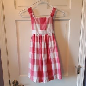 Pink & White Plaid Dress